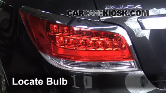 2010 Buick LaCrosse CXL 3.0L V6 Éclairage Feu stop (remplacer ampoule)